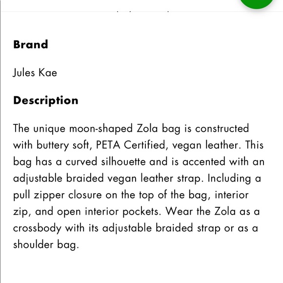 NWT JULES KAE Zola Bag - Picture 9 of 9